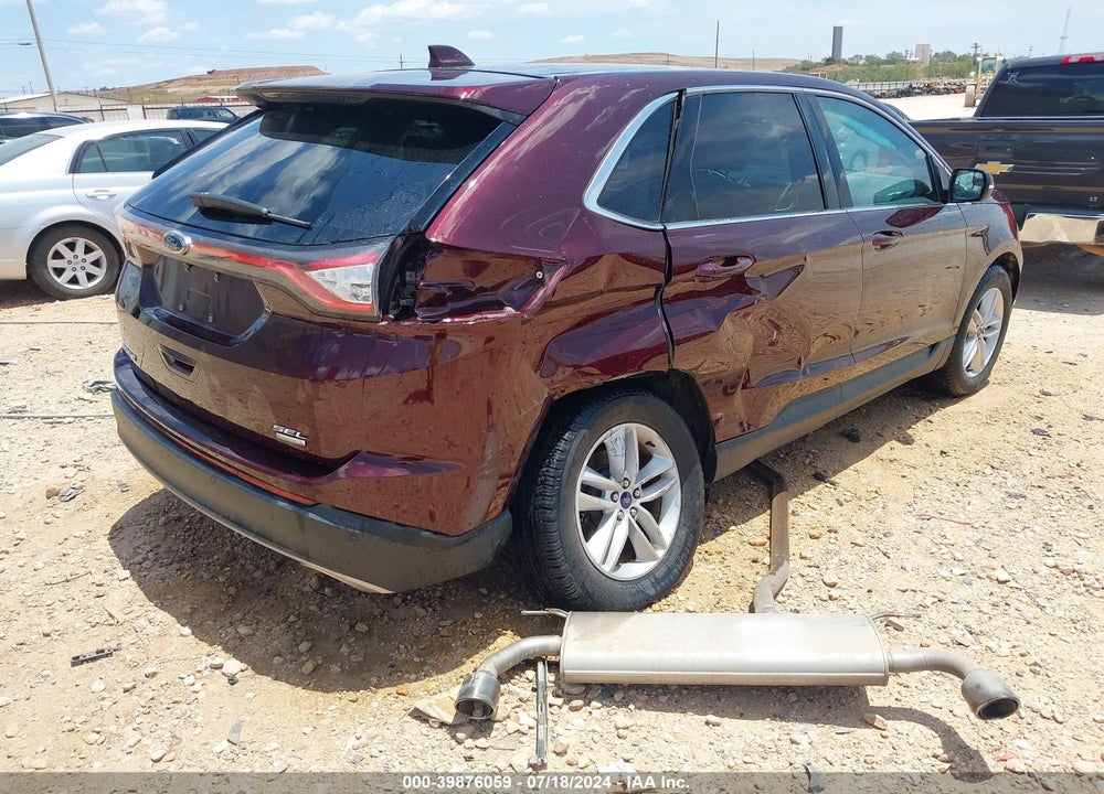 2018 FORD EDGE SEL VIN: 2FMPK3J9XJBC26677