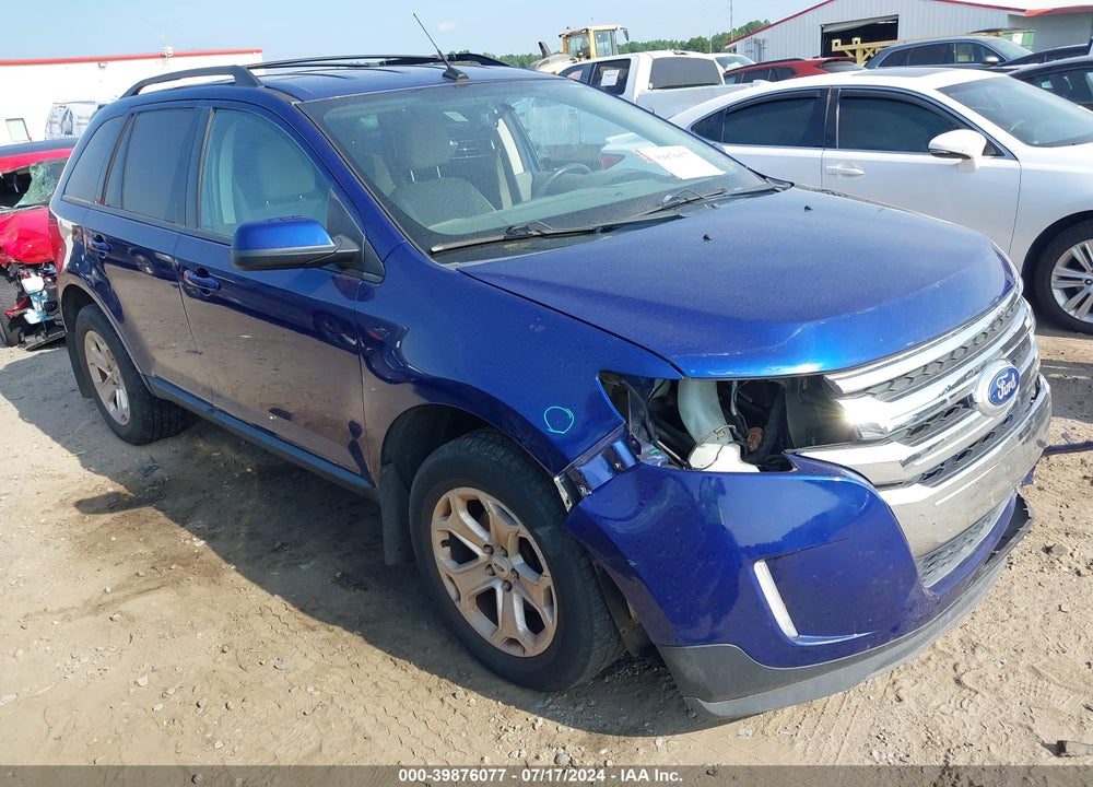 2013 FORD EDGE SEL VIN: 2FMDK4JC1DBC83438