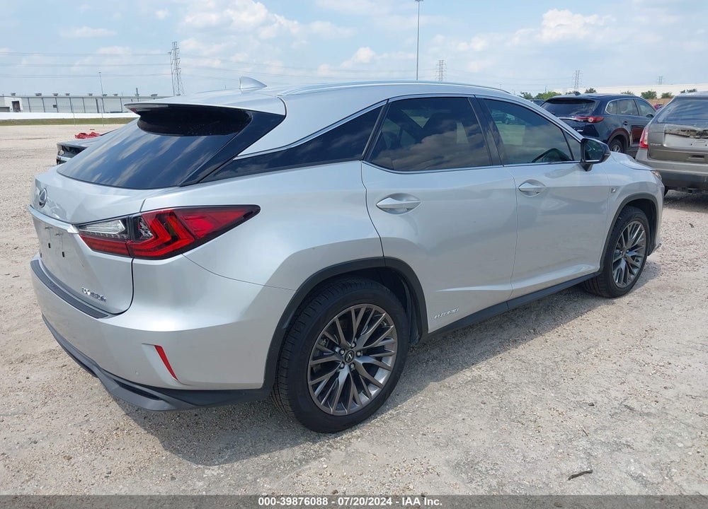 2019 LEXUS RX 450H F-SPORT VIN: 2T2BGMCA1KC030208