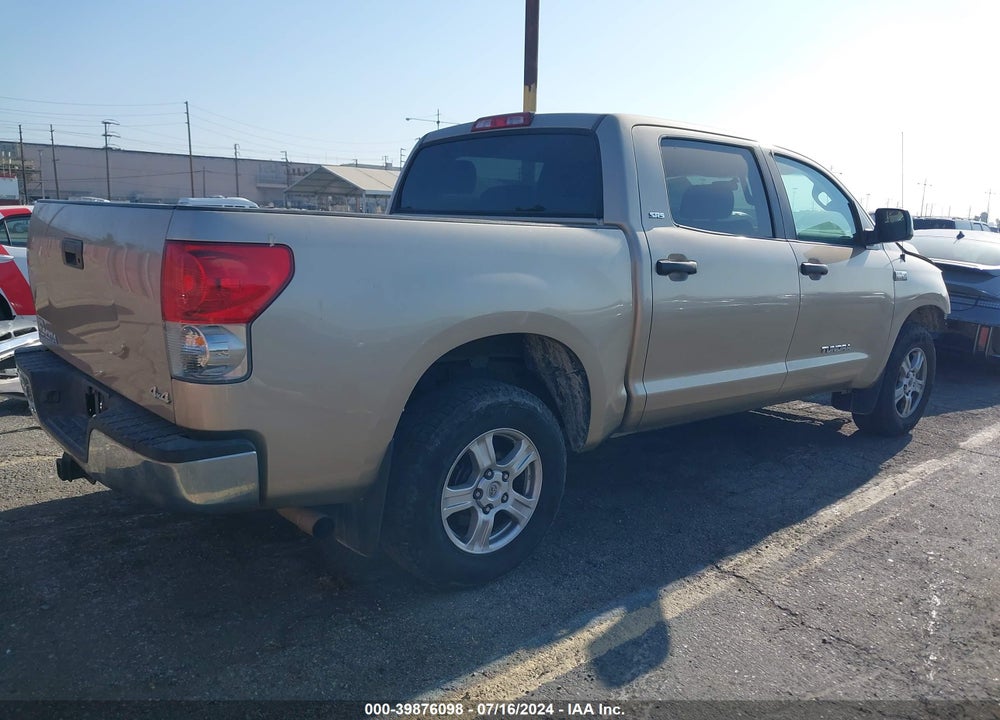 2008 TOYOTA TUNDRA SR5 5.7L V8 VIN: 5TFDV54148X070378
