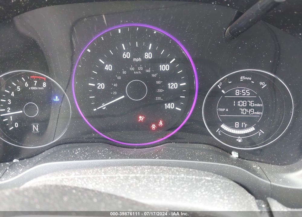2018 HONDA HR-V EX-L VIN: 3CZRU6H77JM724194