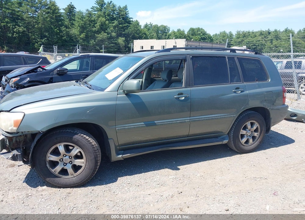 2004 TOYOTA HIGHLANDER V6 VIN: JTEEP21A740058855