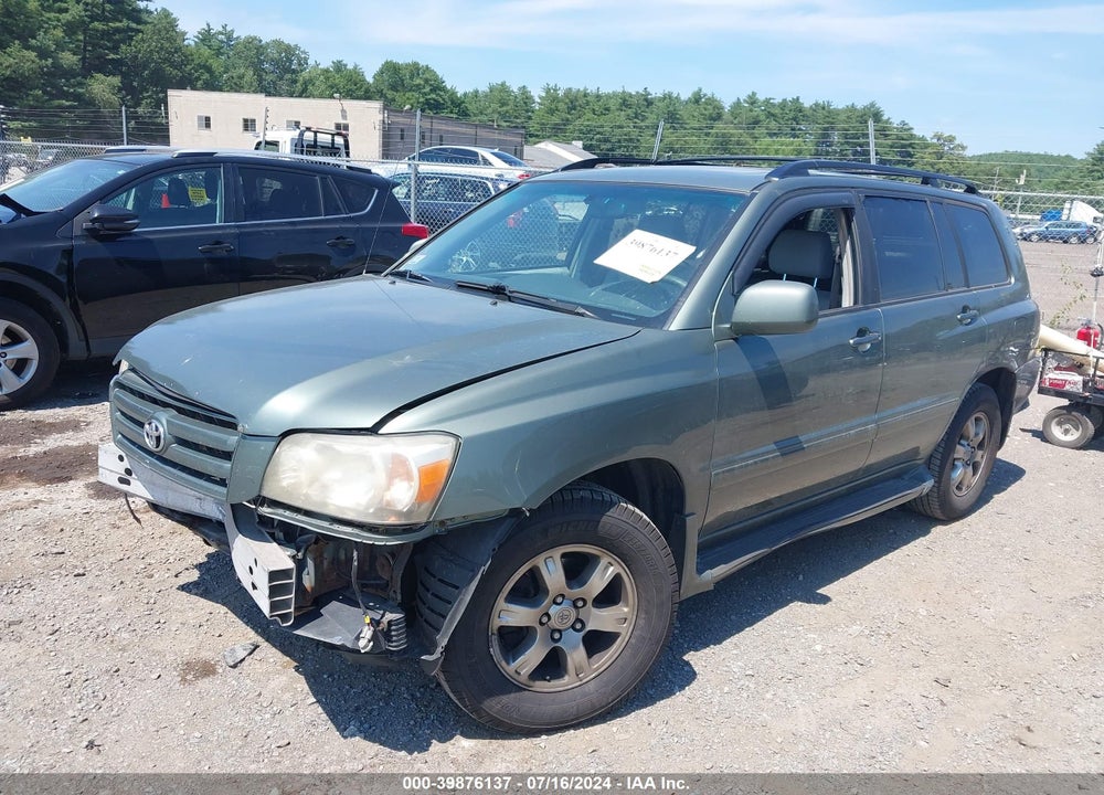2004 TOYOTA HIGHLANDER V6 VIN: JTEEP21A740058855