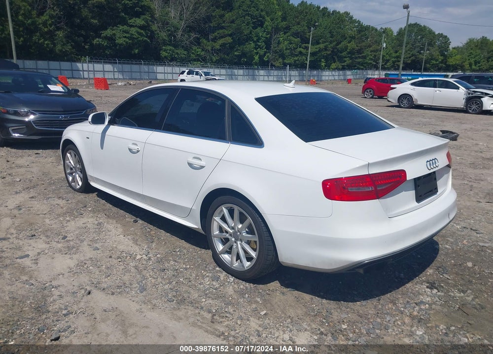 2015 AUDI A4 2.0T PREMIUM VIN: WAUAFAFL2FN007146