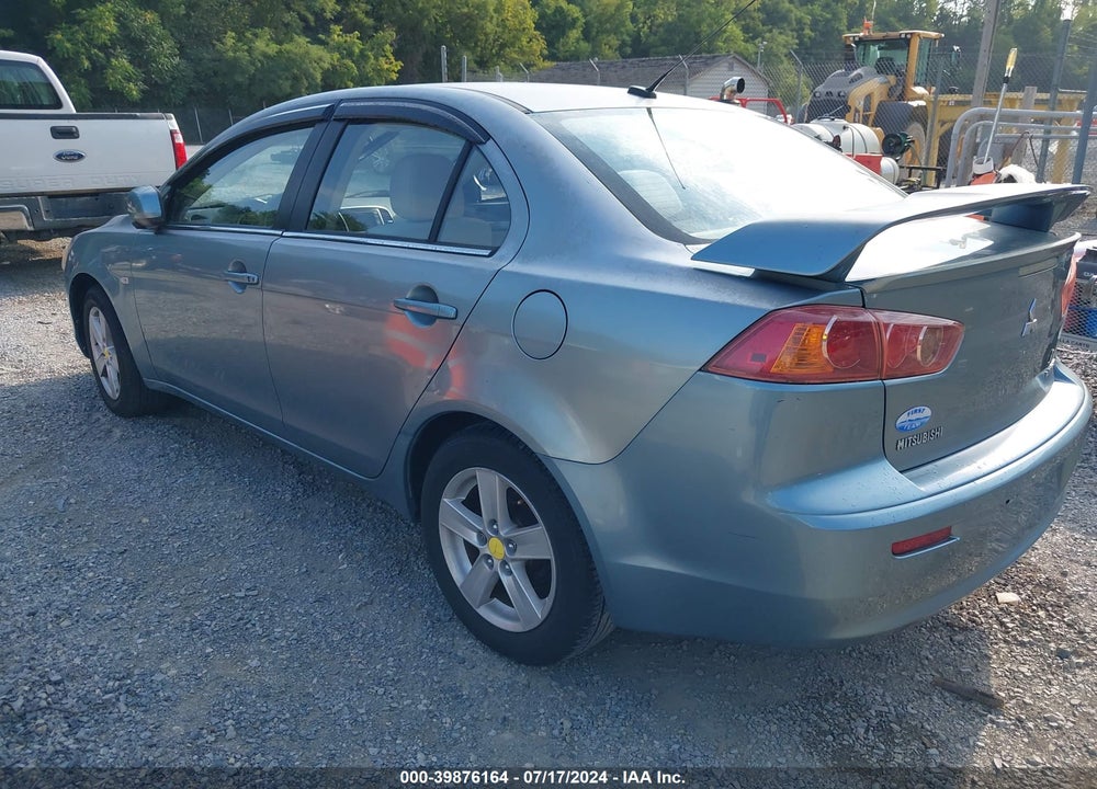2008 MITSUBISHI LANCER DE/ES VIN: JA3AU26U08U037762