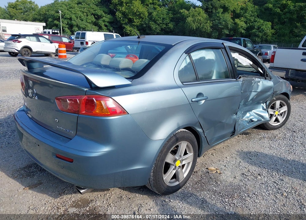 2008 MITSUBISHI LANCER DE/ES VIN: JA3AU26U08U037762