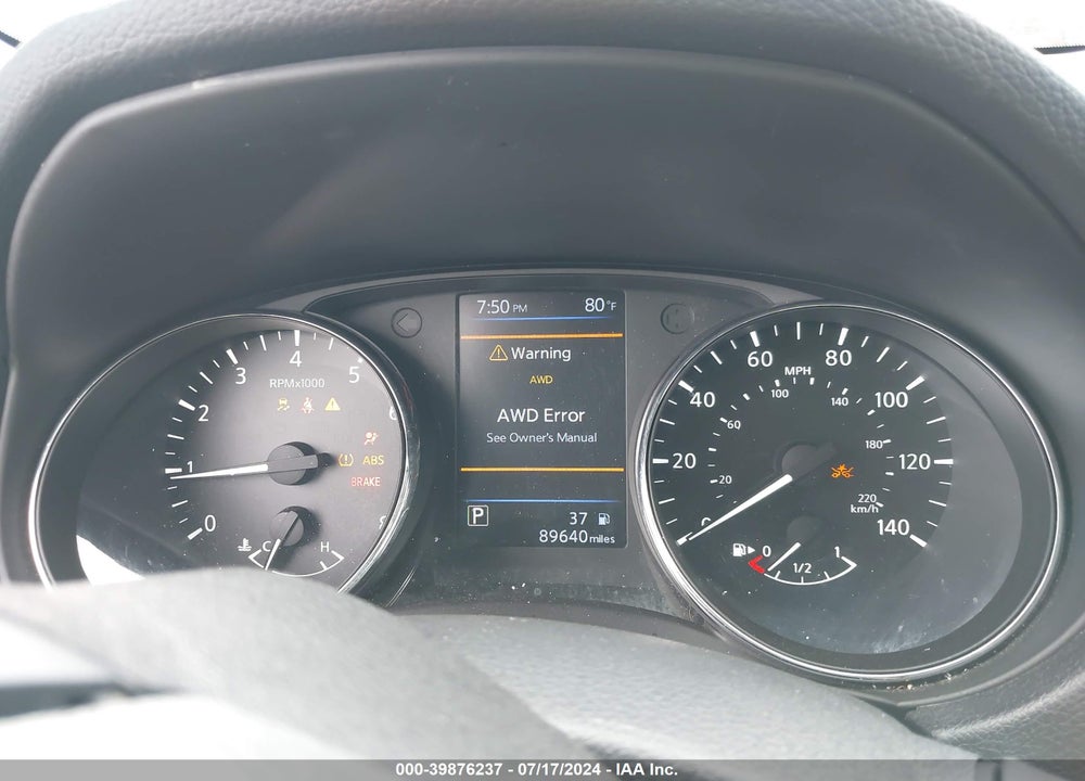 2020 NISSAN ROGUE S INTELLIGENT AWD VIN: 5N1AT2MV2LC710884