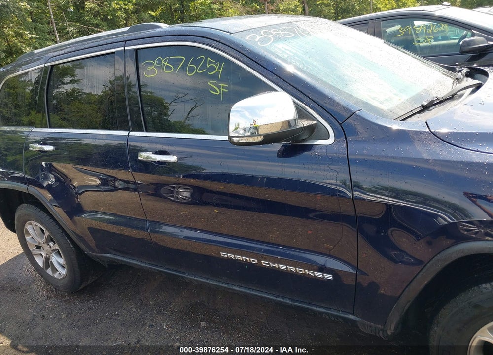 2015 JEEP GRAND CHEROKEE LIMITED VIN: 1C4RJFBGXFC697542