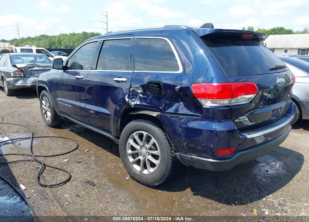 2015 JEEP GRAND CHEROKEE LIMITED VIN: 1C4RJFBGXFC697542