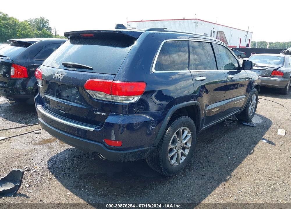 2015 JEEP GRAND CHEROKEE LIMITED VIN: 1C4RJFBGXFC697542