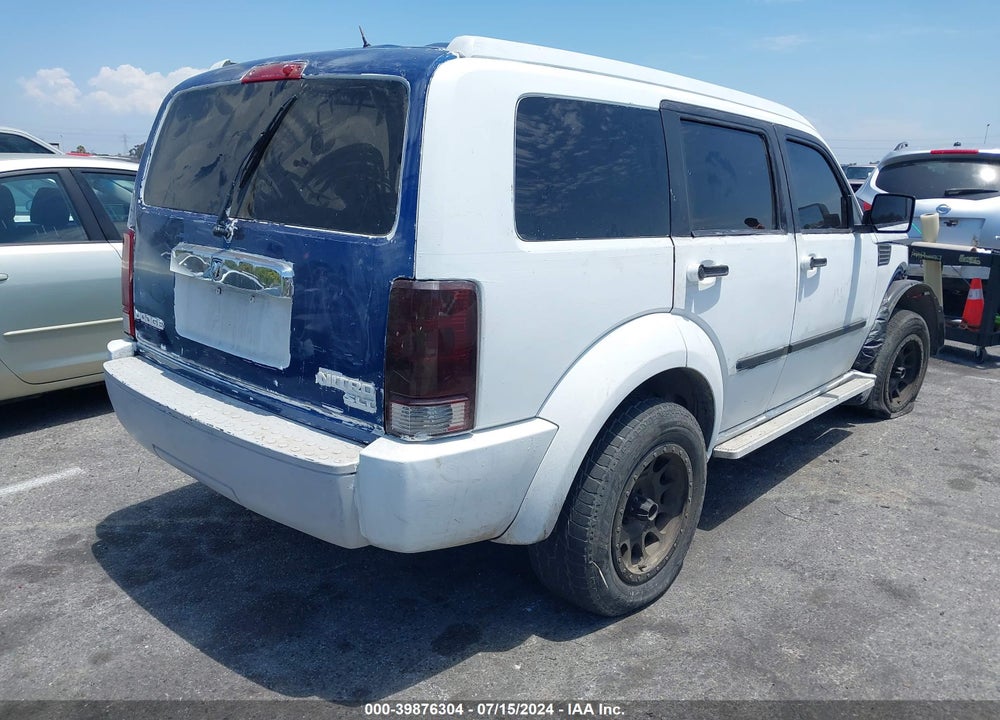 2009 DODGE NITRO VIN: 1D8GT58K09W528660