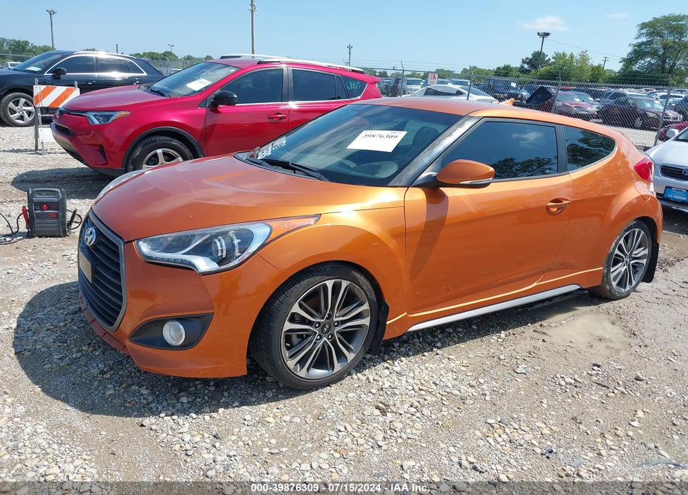 2016 HYUNDAI VELOSTER TURBO VIN: KMHTC6AEXGU283295