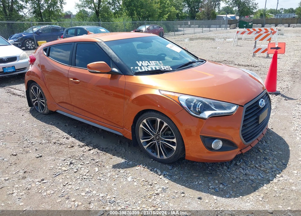 2016 HYUNDAI VELOSTER TURBO VIN: KMHTC6AEXGU283295