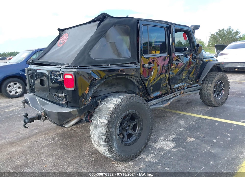 2016 ANGLER JEEP WR UNLIMITED RUBICON VIN: 1C4BJWFG0GL216257