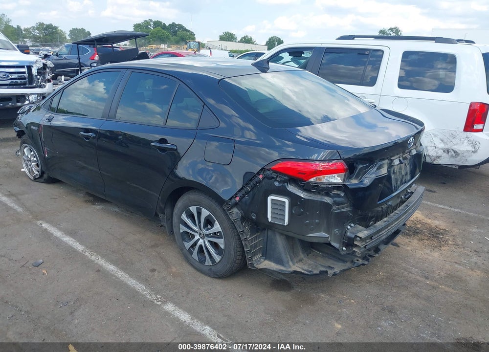 2020 TOYOTA COROLLA HYBRID LE VIN: JTDEBRBE9LJ027256