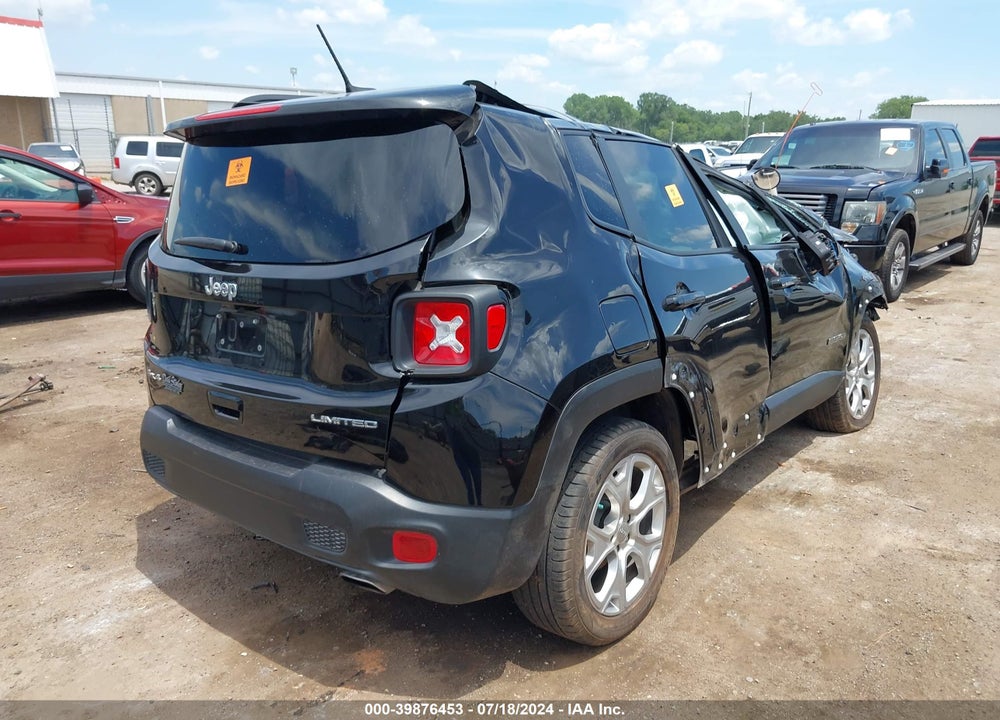 2022 JEEP RENEGADE LIMITED 4X4 VIN: ZACNJDD15NPN65954