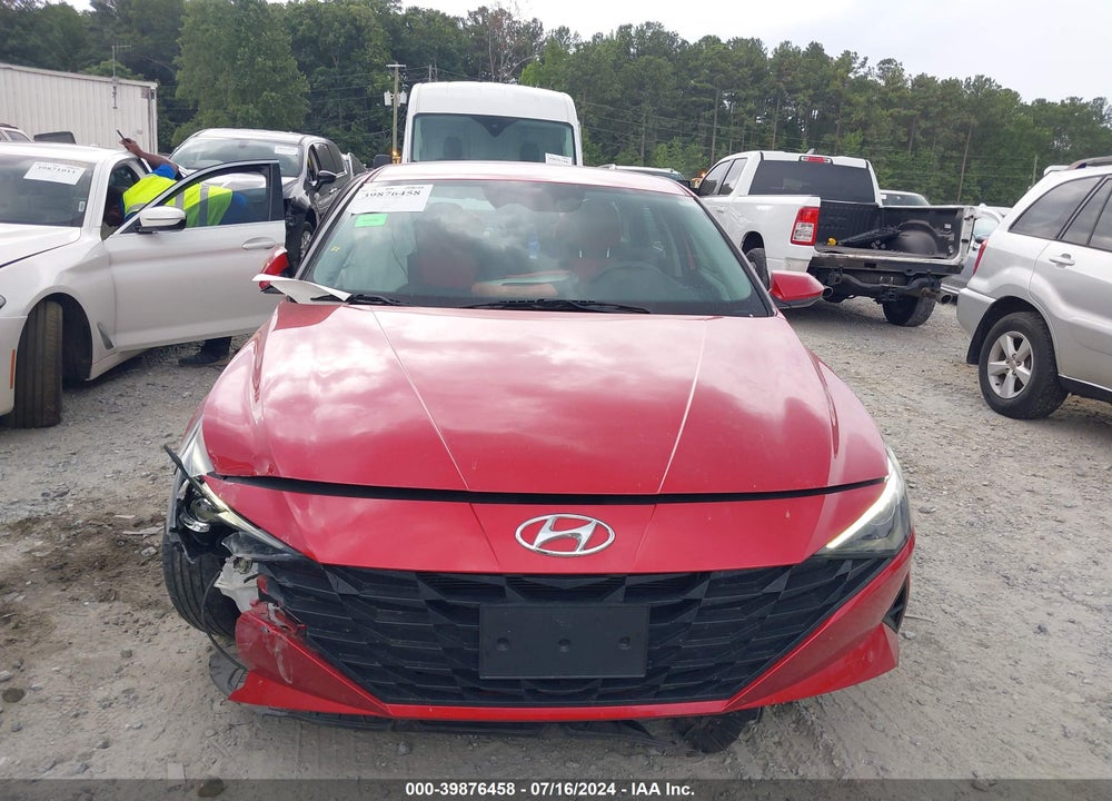 2021 HYUNDAI ELANTRA SEL VIN: 5NPLM4AG2MH011403