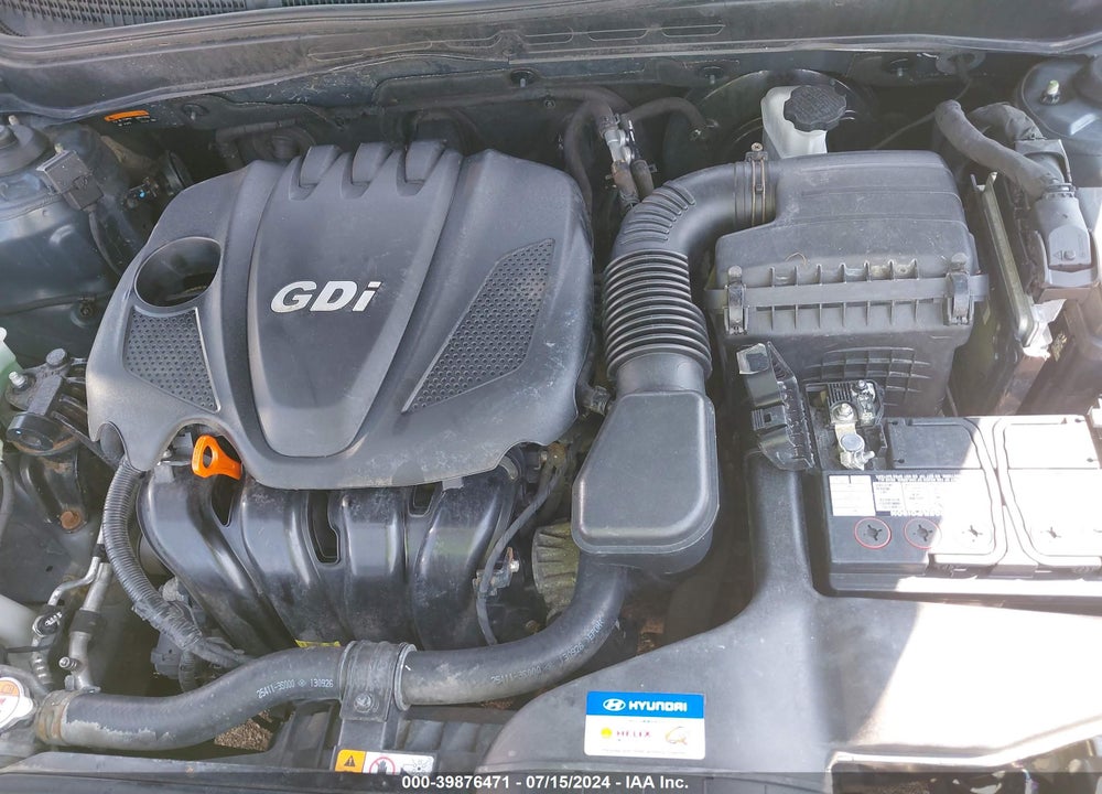 2014 HYUNDAI SONATA GLS VIN: 5NPEB4AC7EH864201