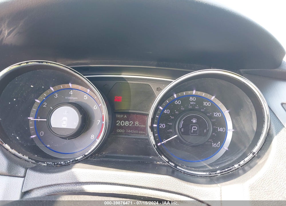 2014 HYUNDAI SONATA GLS VIN: 5NPEB4AC7EH864201