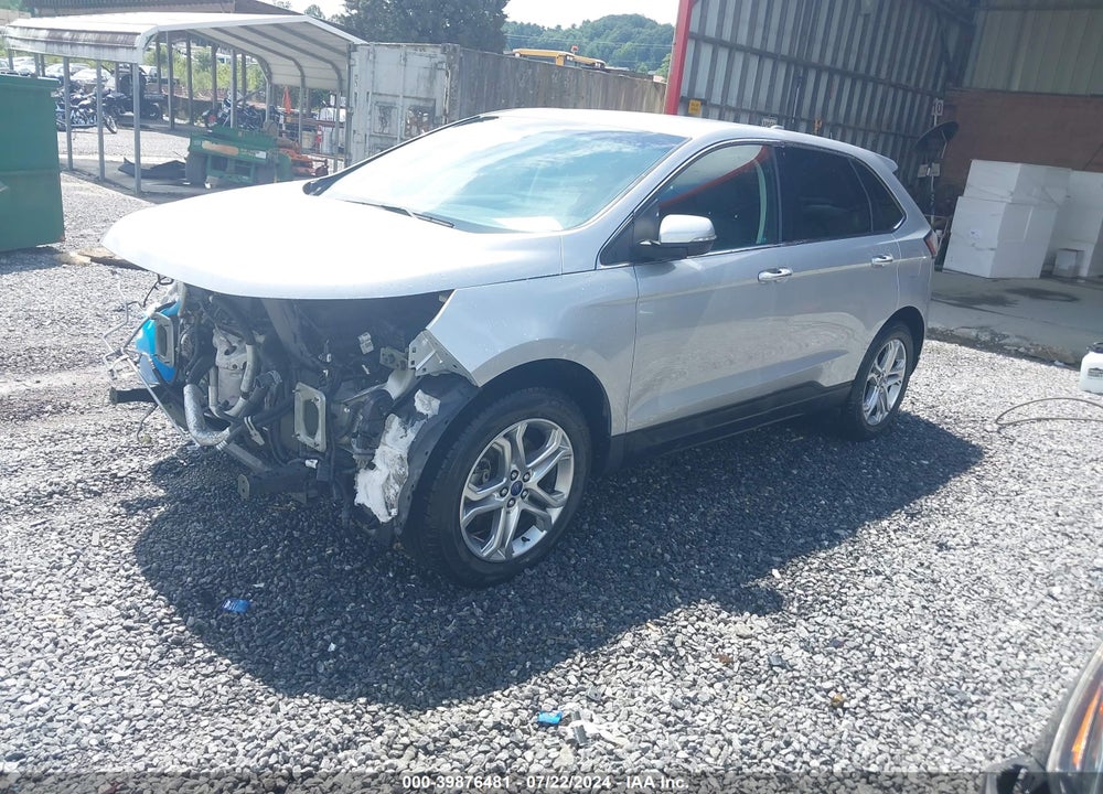2018 FORD EDGE TITANIUM VIN: 2FMPK4K88JBB59279