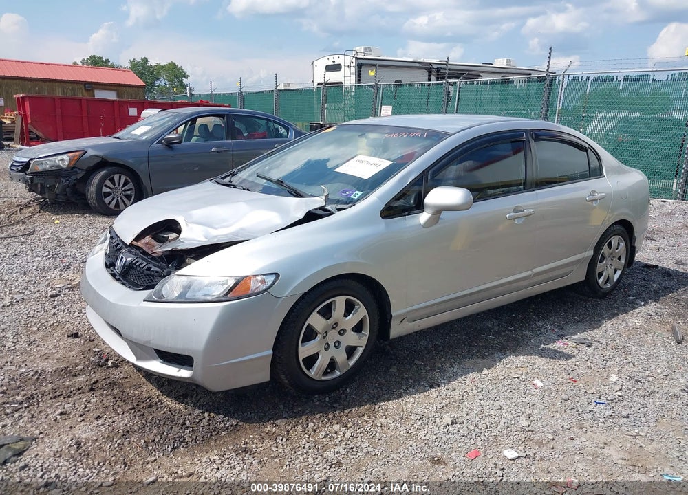 2009 HONDA CIVIC LX VIN: 2HGFA16539H361006