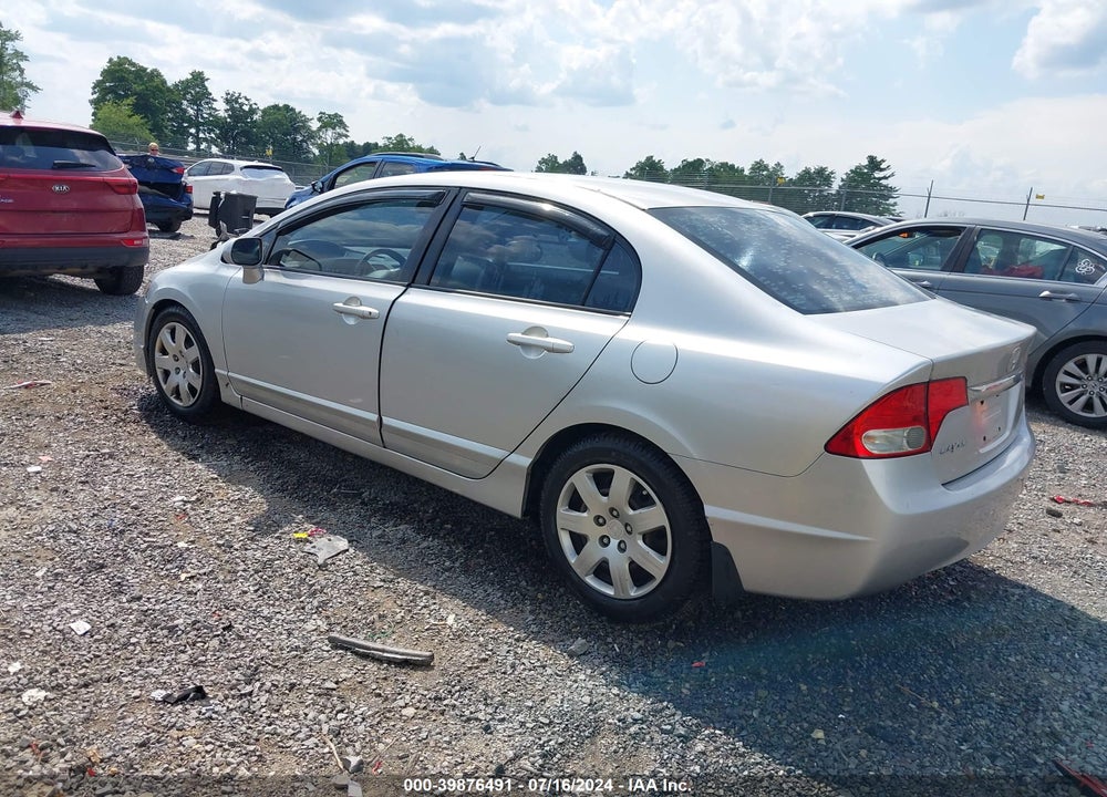 2009 HONDA CIVIC LX VIN: 2HGFA16539H361006