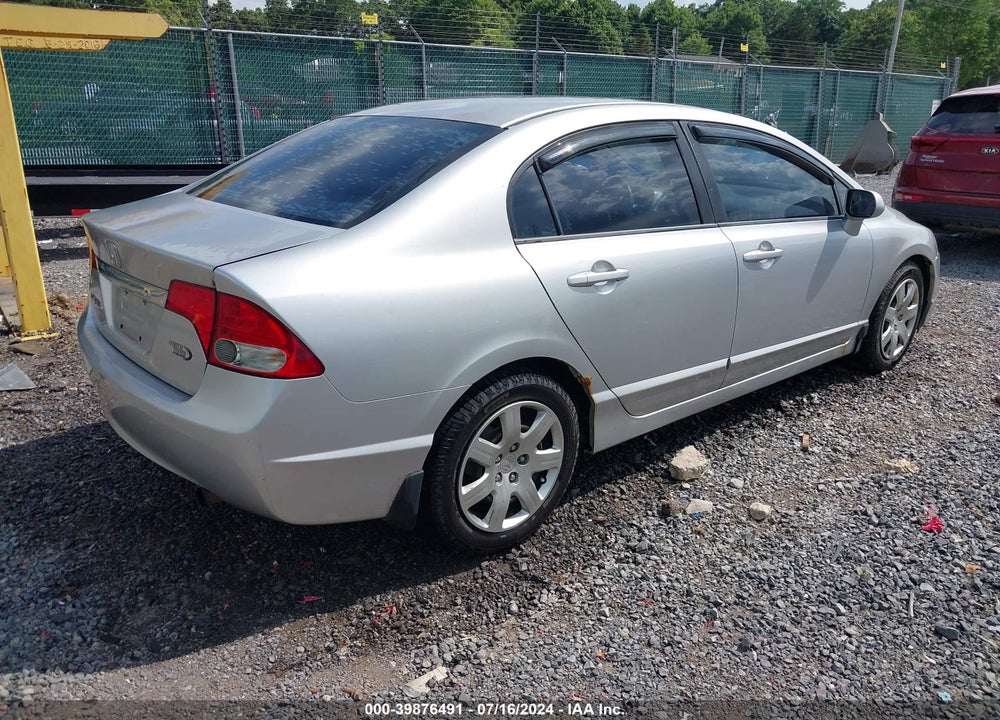 2009 HONDA CIVIC LX VIN: 2HGFA16539H361006