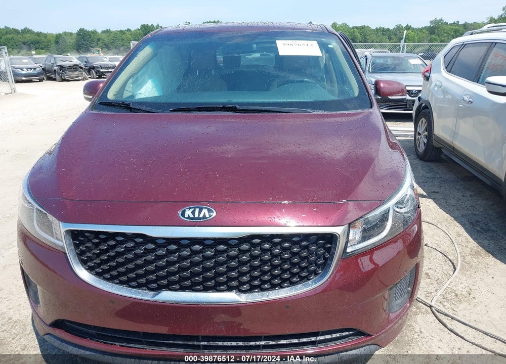 2017 KIA SEDONA LX VIN: KNDMB5C16H6320154