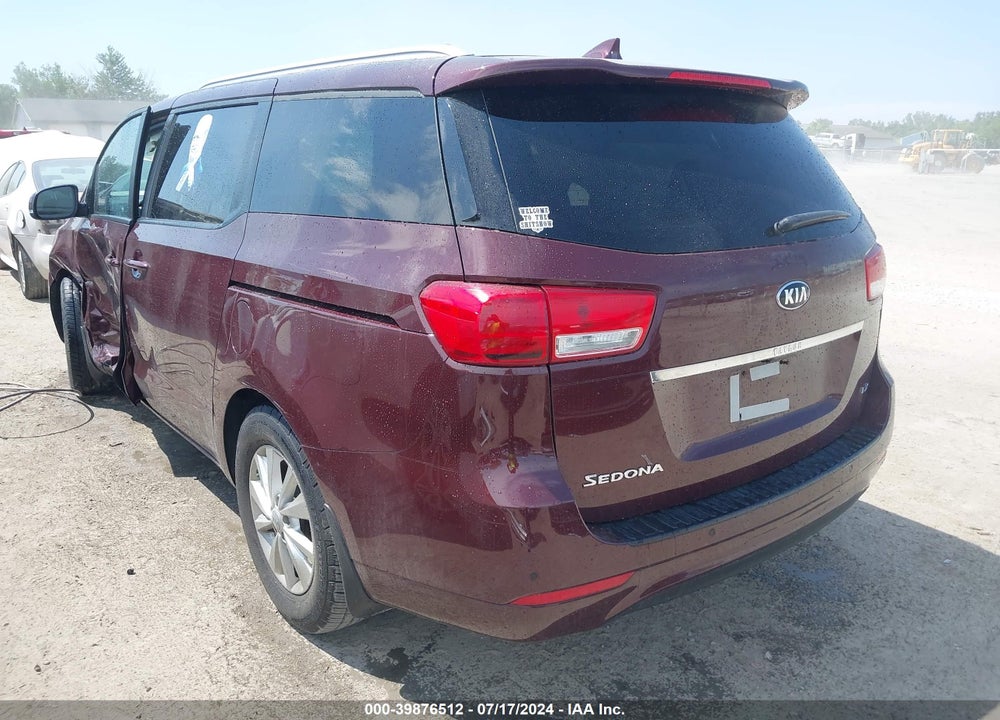 2017 KIA SEDONA LX VIN: KNDMB5C16H6320154