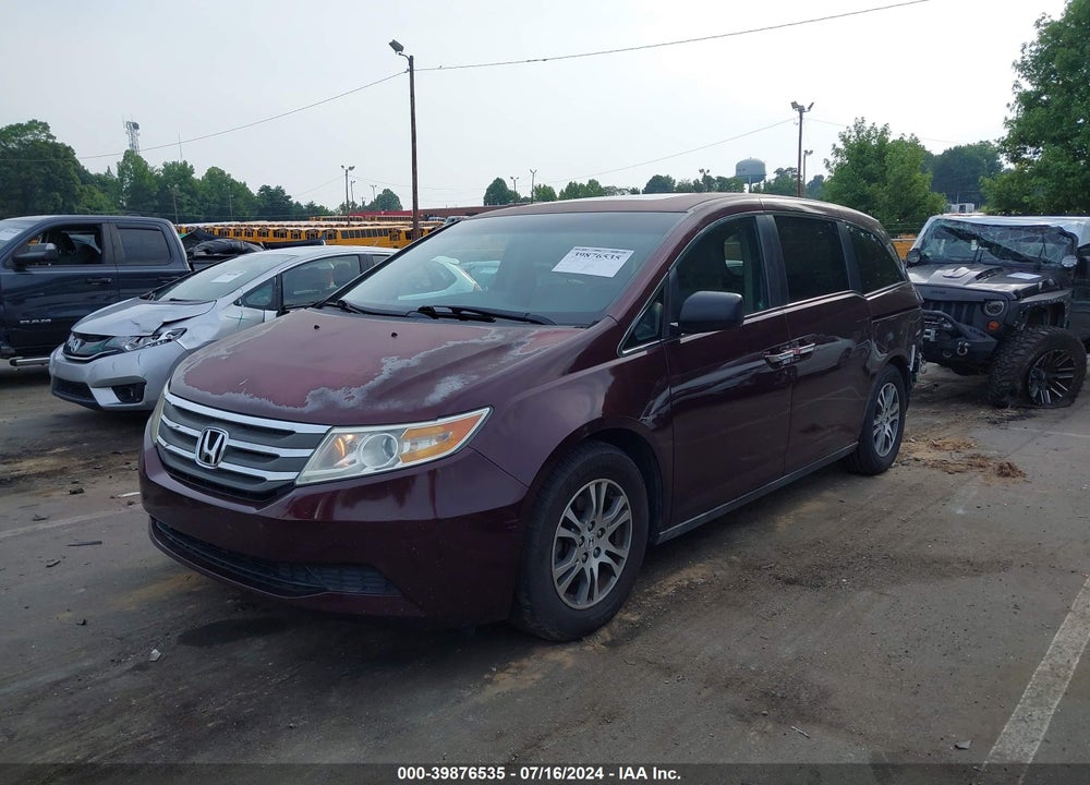 2011 HONDA ODYSSEY EX-L VIN: 5FNRL5H64BB016551