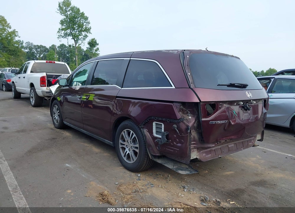 2011 HONDA ODYSSEY EX-L VIN: 5FNRL5H64BB016551