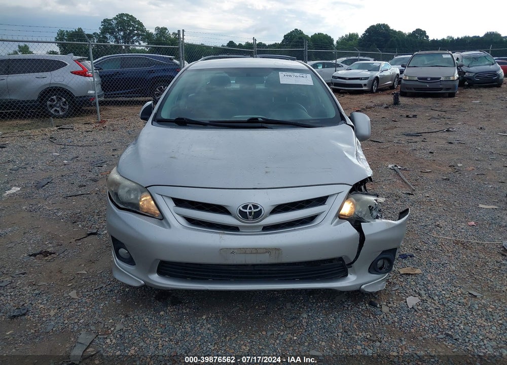 2011 TOYOTA COROLLA S VIN: 2T1BU4EE9BC636370