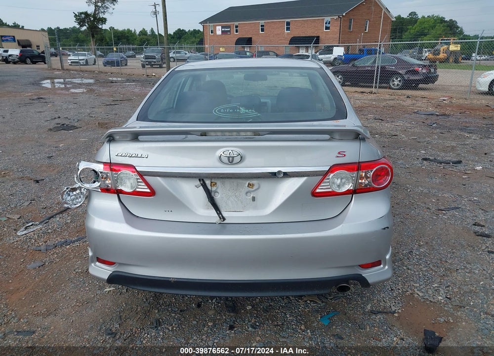 2011 TOYOTA COROLLA S VIN: 2T1BU4EE9BC636370