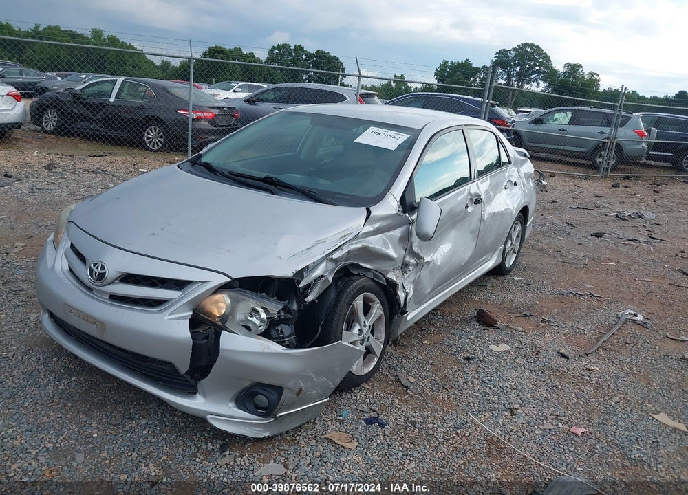 2011 TOYOTA COROLLA S VIN: 2T1BU4EE9BC636370