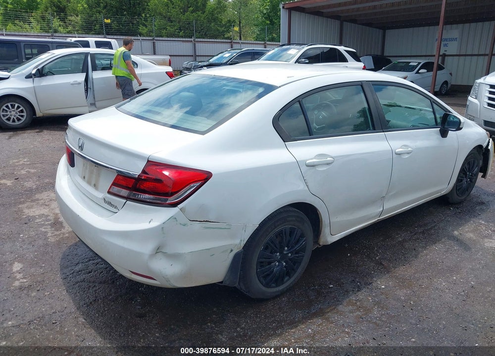 2014 HONDA CIVIC LX VIN: 19XFB2F56EE006581