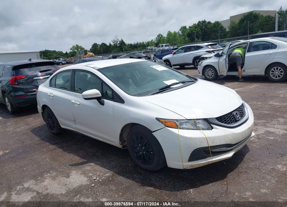 2014 HONDA CIVIC LX VIN: 19XFB2F56EE006581