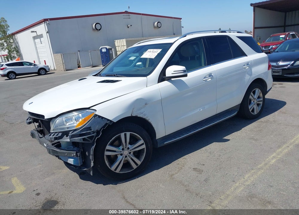 2014 MERCEDES-BENZ ML 350 VIN: 4JGDA5JB0EA362919
