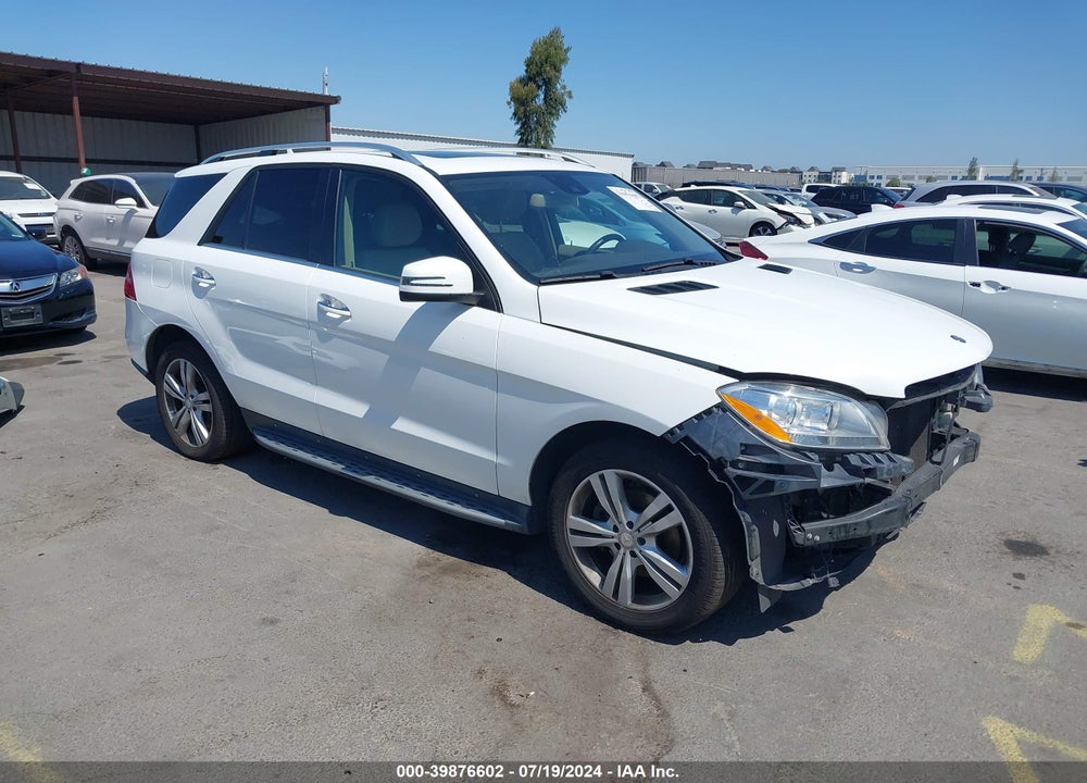 2014 MERCEDES-BENZ ML 350 VIN: 4JGDA5JB0EA362919