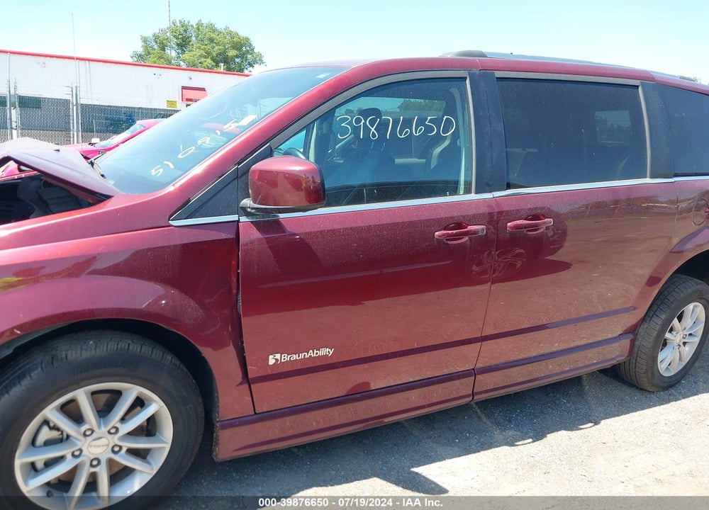 2019 DODGE GRAND CARAVAN SXT VIN: 2C4RDGCG3KR510915