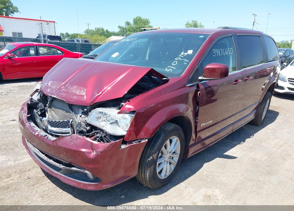 2019 DODGE GRAND CARAVAN SXT VIN: 2C4RDGCG3KR510915