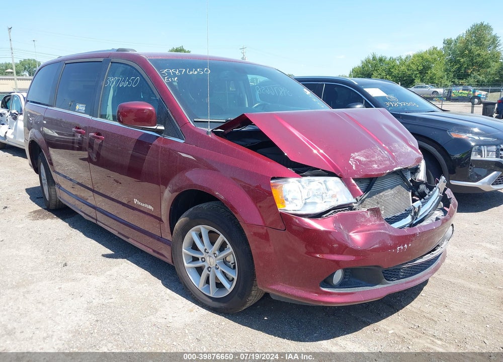 2019 DODGE GRAND CARAVAN SXT VIN: 2C4RDGCG3KR510915