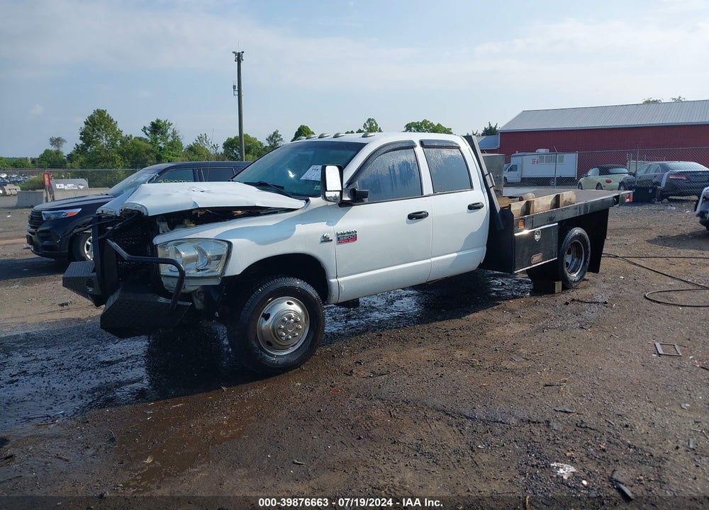 2008 DODGE RAM 3500 HD CHASSIS ST/SLT/LARAMIE VIN: 3D6WH48A08G204998