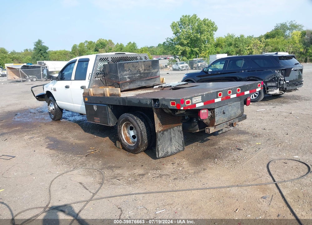 2008 DODGE RAM 3500 HD CHASSIS ST/SLT/LARAMIE VIN: 3D6WH48A08G204998