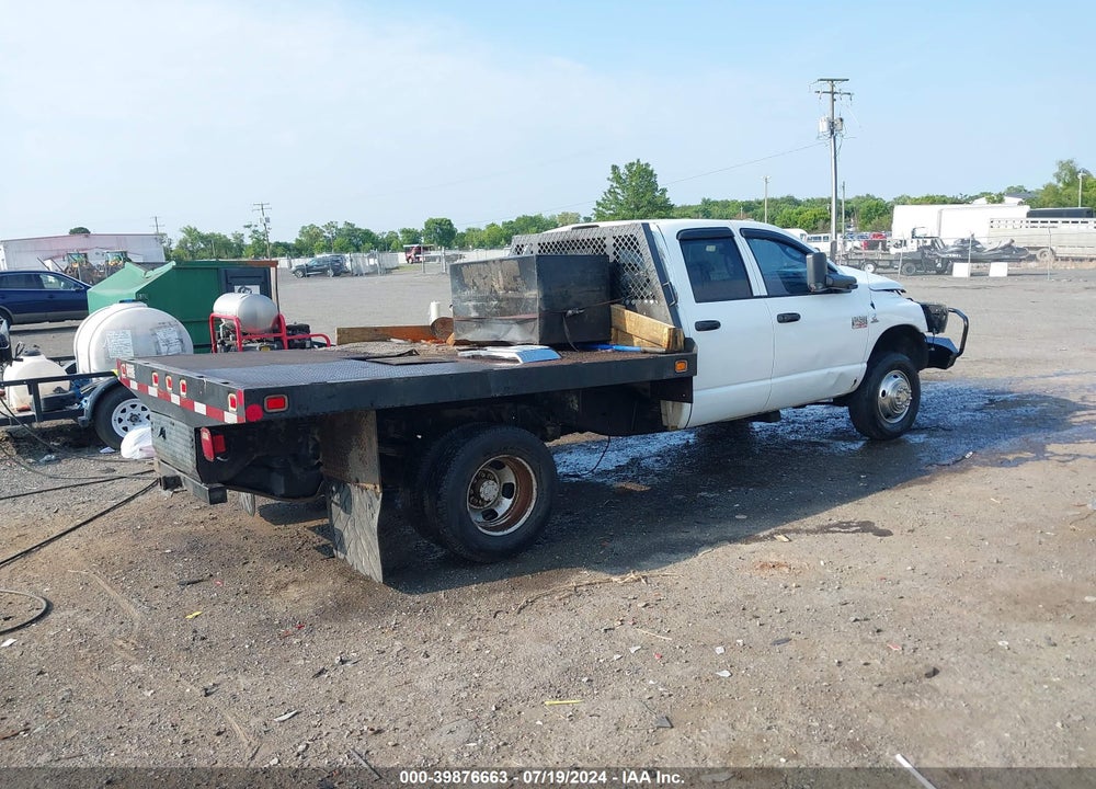 2008 DODGE RAM 3500 HD CHASSIS ST/SLT/LARAMIE VIN: 3D6WH48A08G204998