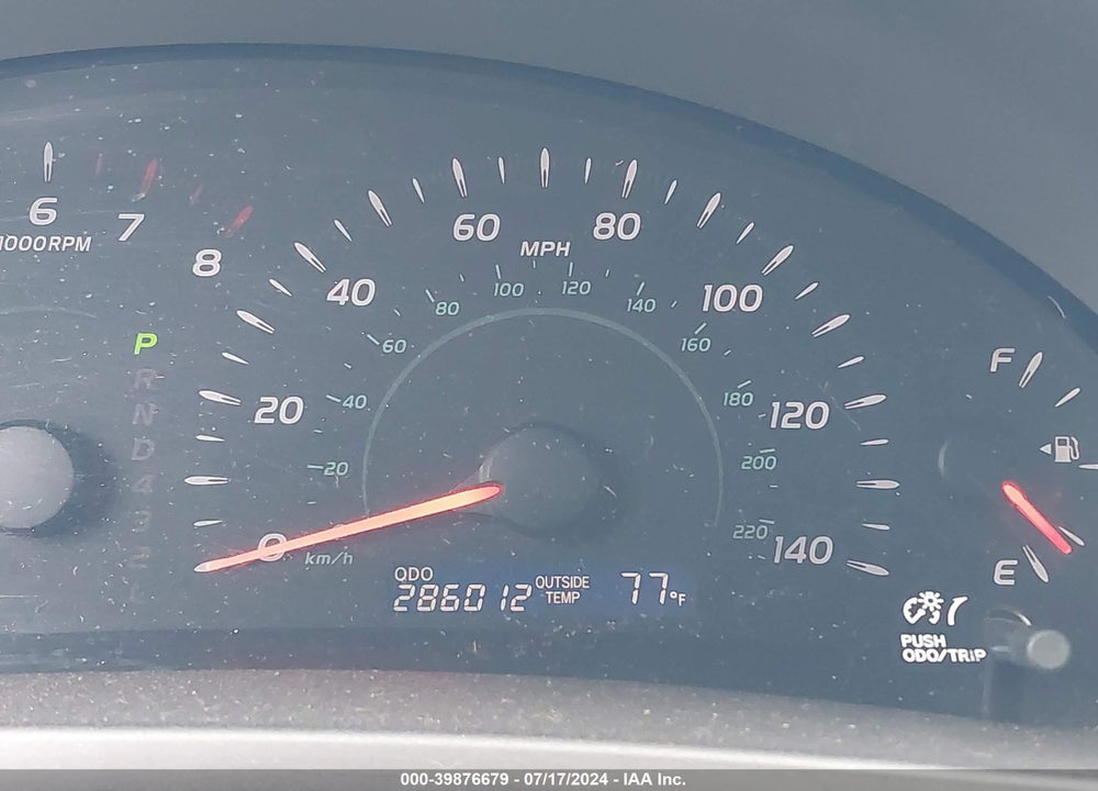 2008 TOYOTA CAMRY LE VIN: 4T1BE46K08U754932