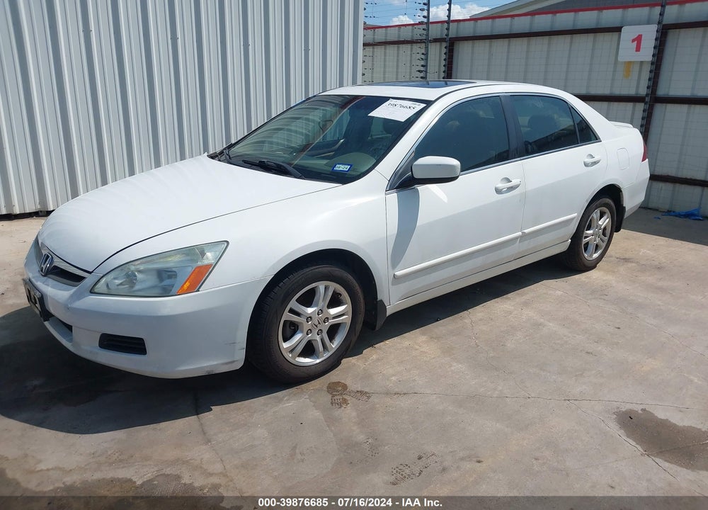 2007 HONDA ACCORD 2.4 EX VIN: 1HGCM56787A121450