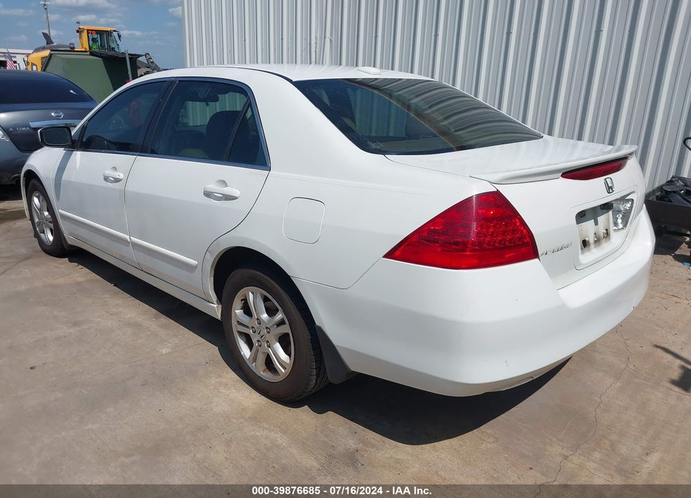 2007 HONDA ACCORD 2.4 EX VIN: 1HGCM56787A121450