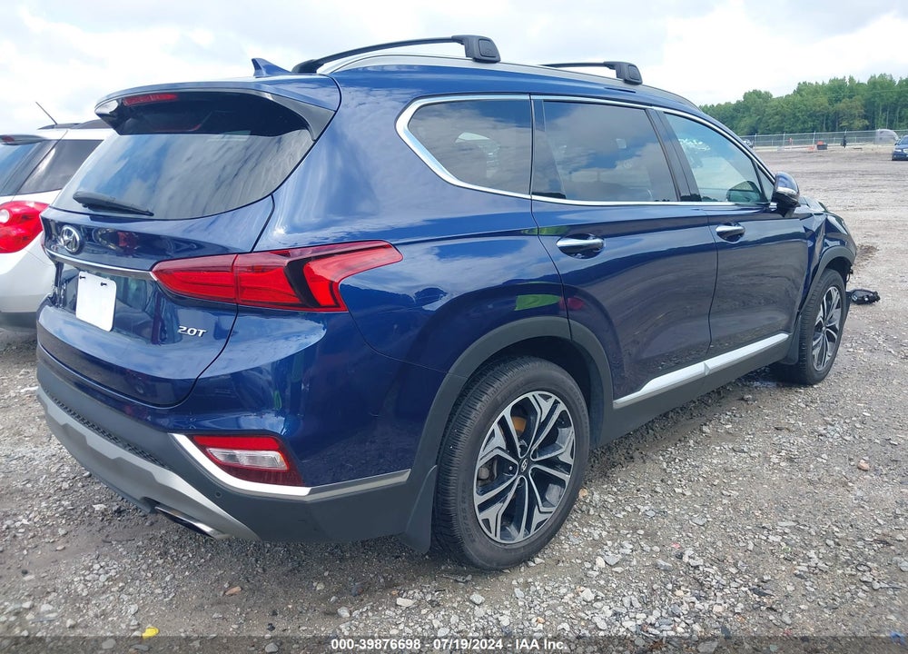2019 HYUNDAI SANTA FE LIMITED 2.0T VIN: 5NMS53AA4KH107462