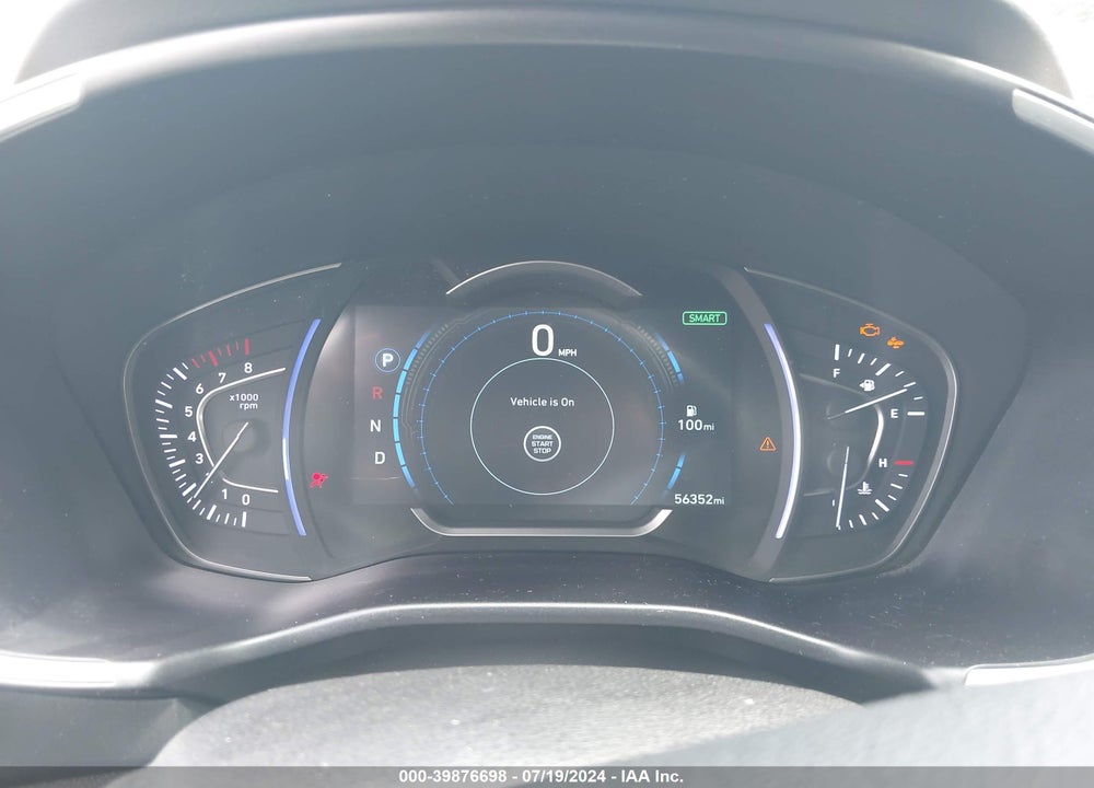 2019 HYUNDAI SANTA FE LIMITED 2.0T VIN: 5NMS53AA4KH107462