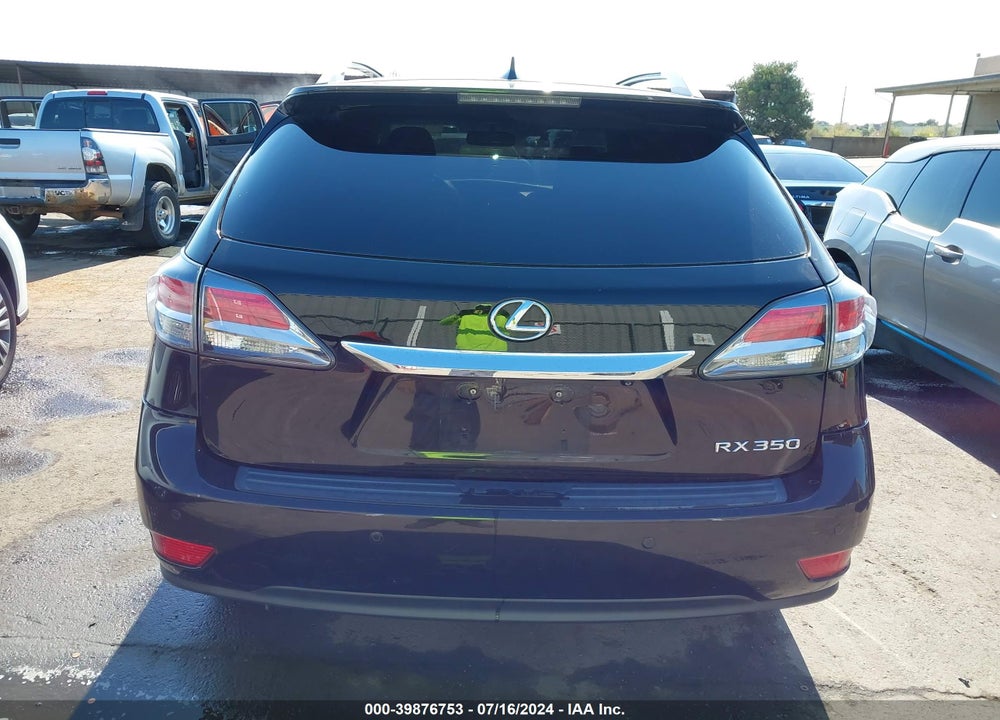 2014 LEXUS RX 350 VIN: 2T2BK1BA4EC250428